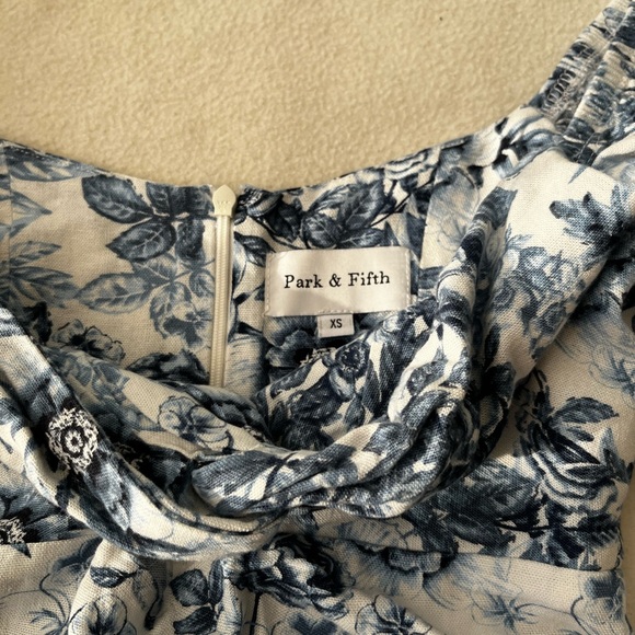 Park & Fifth Linen Blend Mini Dress - Picture 4 of 4